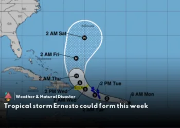 Tropical Storm Ernesto may form this week