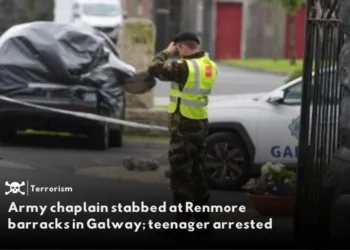Army chaplain stabbed by teen at Galway barracks