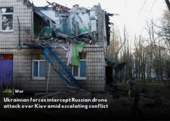 Ukrainian forces intercept Russian drone attack