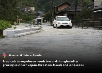 Tropical storm Pulasan approaches Shanghai flooding