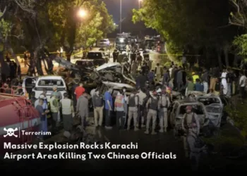 Explosion near Karachi airport kills 2 Chinese