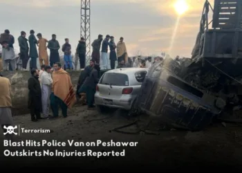 Blast targets police van in Peshawar outskirts