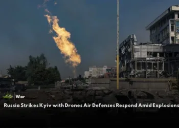 Russia targets Kyiv as air defenses respond