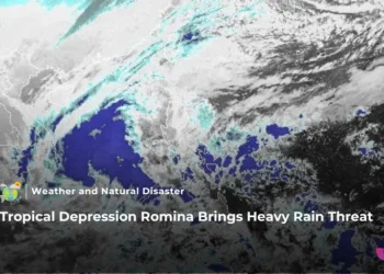 Tropical Depression Romina Brings Rain Threat