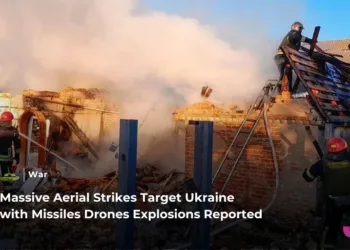 Russia Strikes Ukraine Cities with Missiles Drones