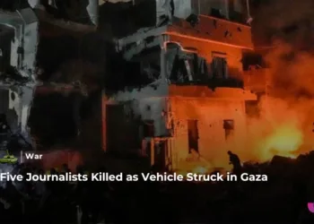 Israeli Airstrike Hits Press Vehicle in Gaza