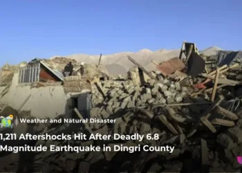 1,211 Aftershocks Follow Deadly 6.8 Earthquake