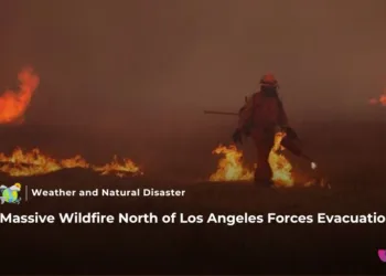 Massive wildfire forces thousands to evacuate