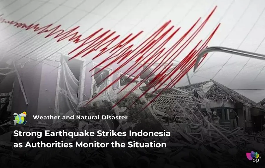 Strong Earthquake Strikes Indonesia Early Morning