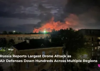 Russia Reports Largest Drone Attack in Three Years