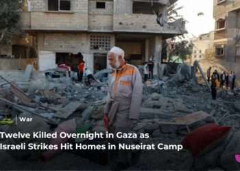 Twelve Killed in Gaza Strikes on Homes