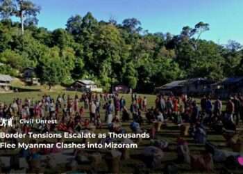 Thousands Flee Myanmar Clashes Into Mizoram