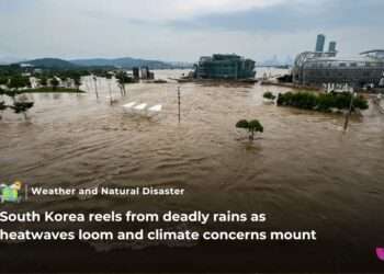 South Korea battles deadly floods and heatwave