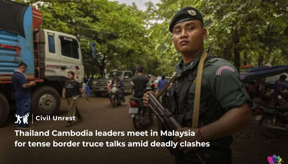 Thailand Cambodia Border Ceasefire Talks Begin