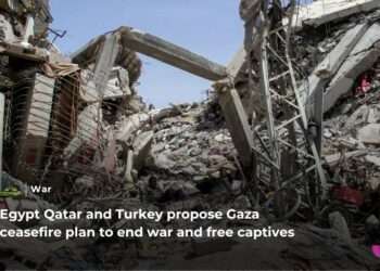Gaza ceasefire plan by Egypt Qatar and Turkey