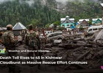 Death toll reaches 45 in Kishtwar cloudburst