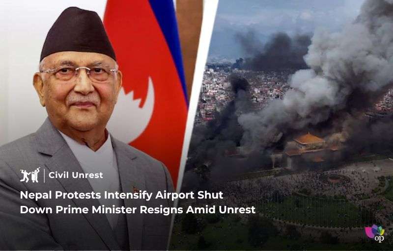 Nepal Protests Shake Nation Airport Closed