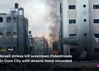 Israeli strikes kill seventeen Palestinians in Gaza