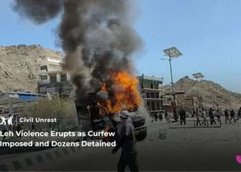 Leh Violence Erupts as Curfew Shuts Down Town