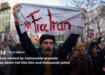 Iran protests death toll hits 544 nationwide